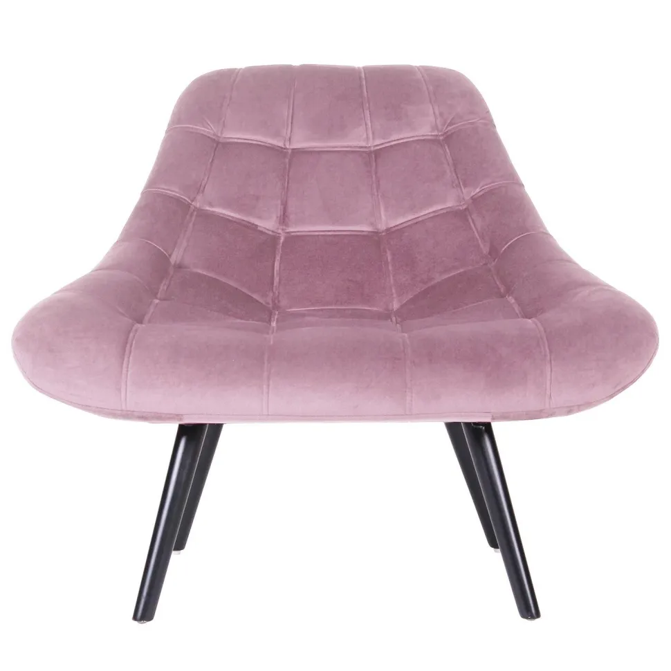 Fauteuil Danios Velours Rose
