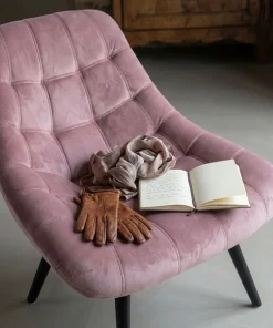 Fauteuil Danios Velours Rose