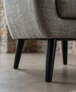 Fauteuil scandinave Fidelio Tissu Taupe
