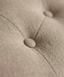 Fauteuil scandinave Klarys Tissu Beige