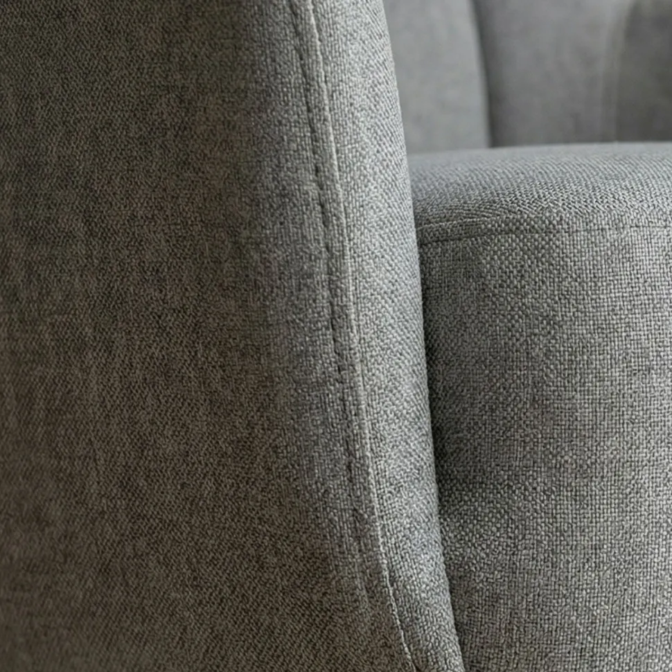 Fauteuil scandinave Vidal Gris