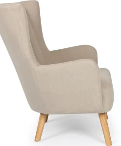Fauteuil scandinave Vidal Beige