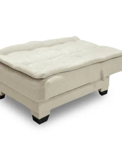 Fauteuil transformable en banquette Lefkada Tissu texturé Beige