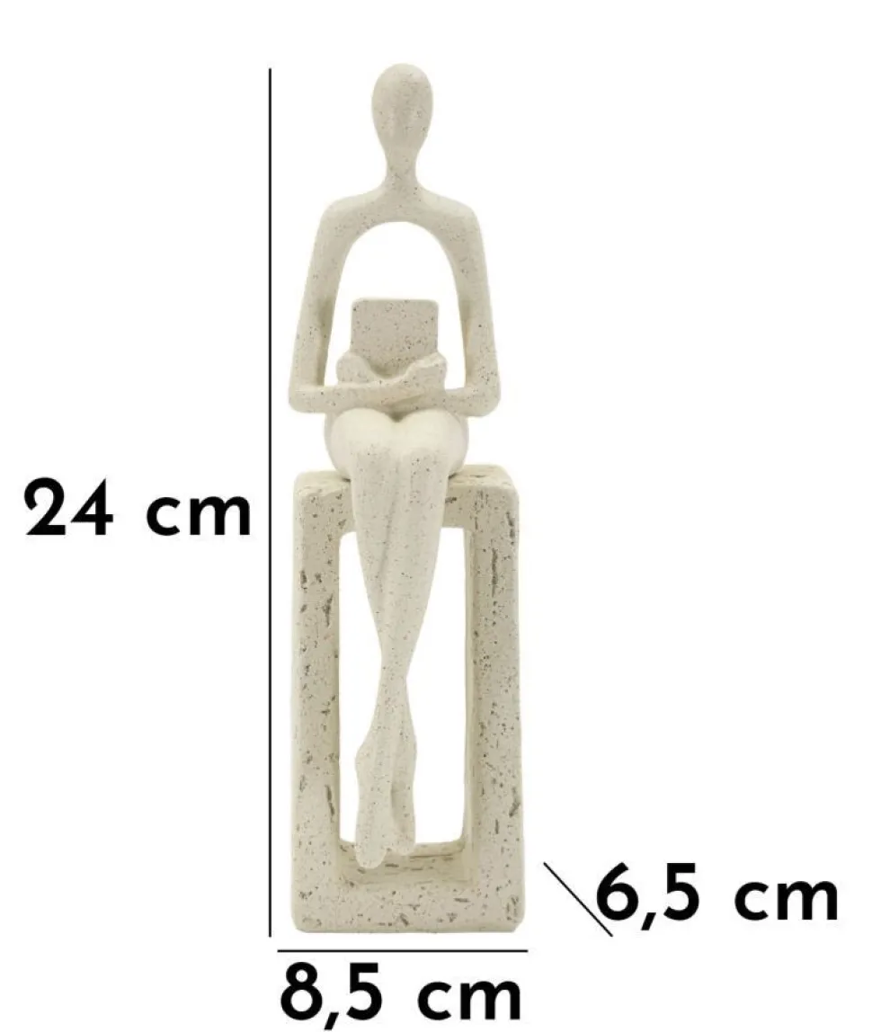 Figurine Single Stons en résine Beige