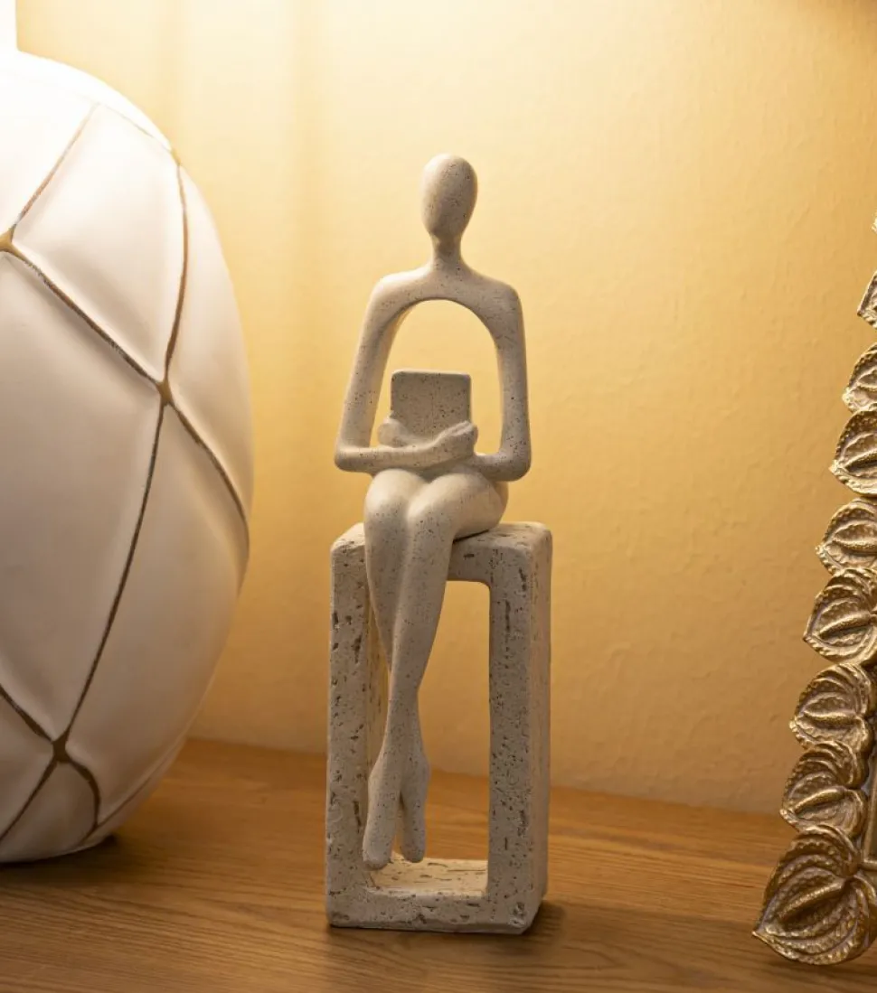 Figurine Single Stons en résine Beige