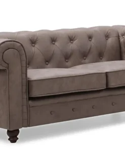 Grand canapé 2 places Chesterfield Vintage