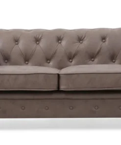 Grand canapé 2 places Chesterfield Vintage