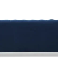 Grand canapé 3 places Chesterfield Velours Bleu