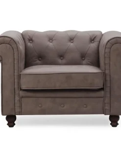 Grand fauteuil Chesterfield Vintage