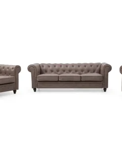 Grand fauteuil Chesterfield Vintage