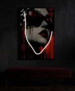 Image LED 3D en acrylique