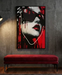 Image LED 3D en acrylique