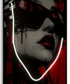 Image LED 3D en acrylique