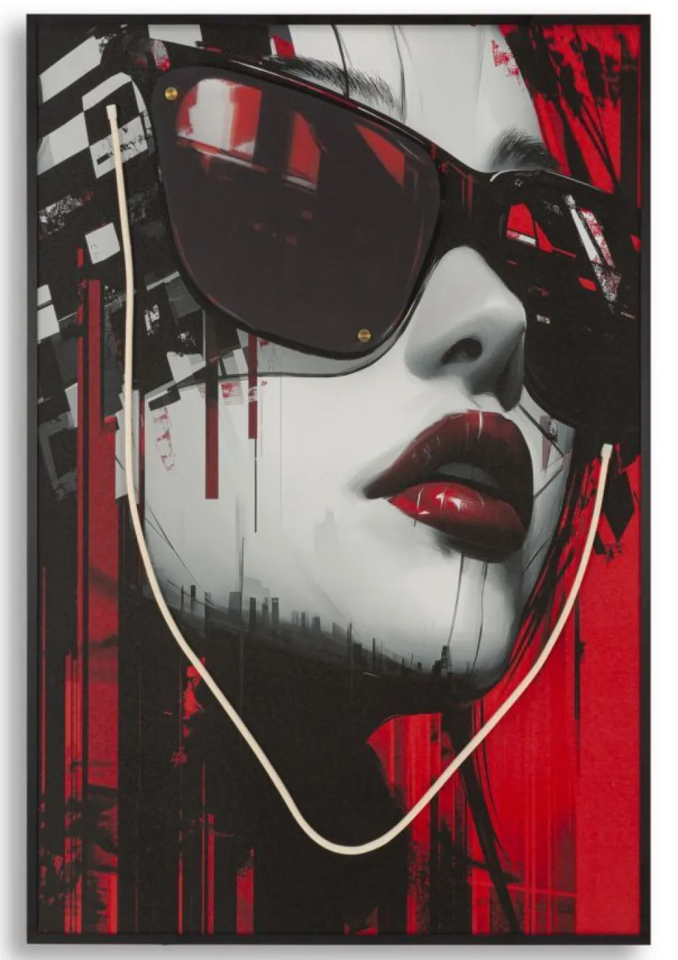 Image LED 3D en acrylique
