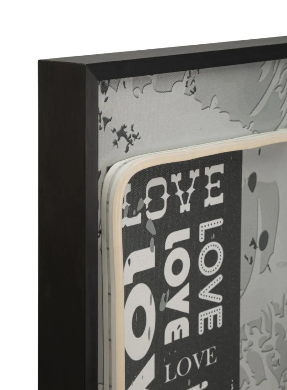 Impression sur toile LED Love Graphismes urbains et détails pop