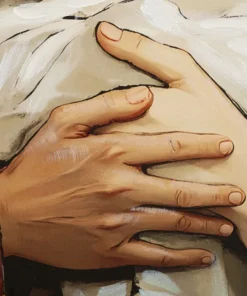 Impression sur toile Nativité Laquaré avec cadre