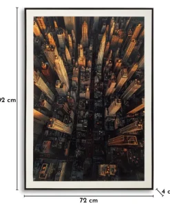 Impression sur toile New York avec cadre