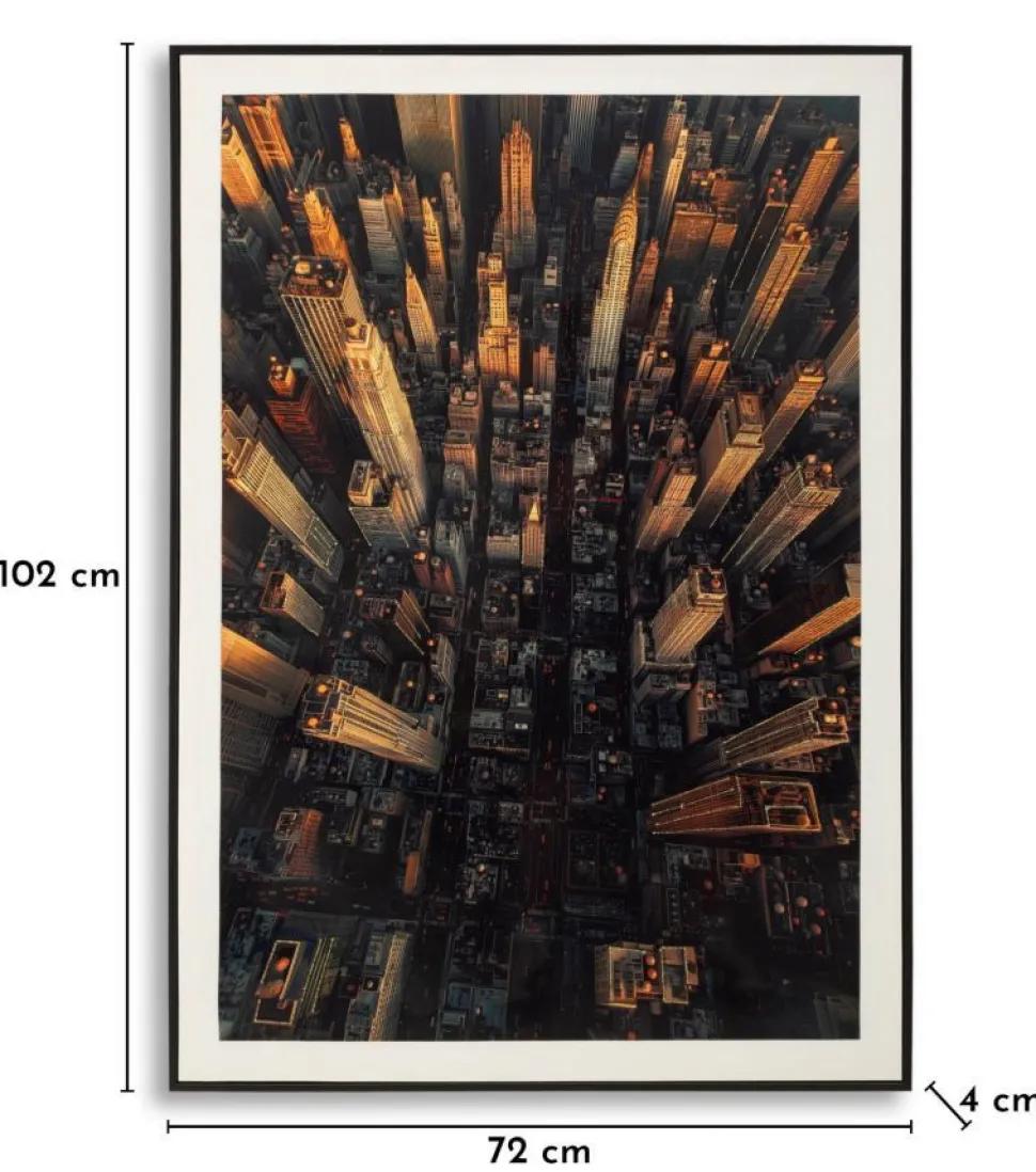 Impression sur toile New York avec cadre