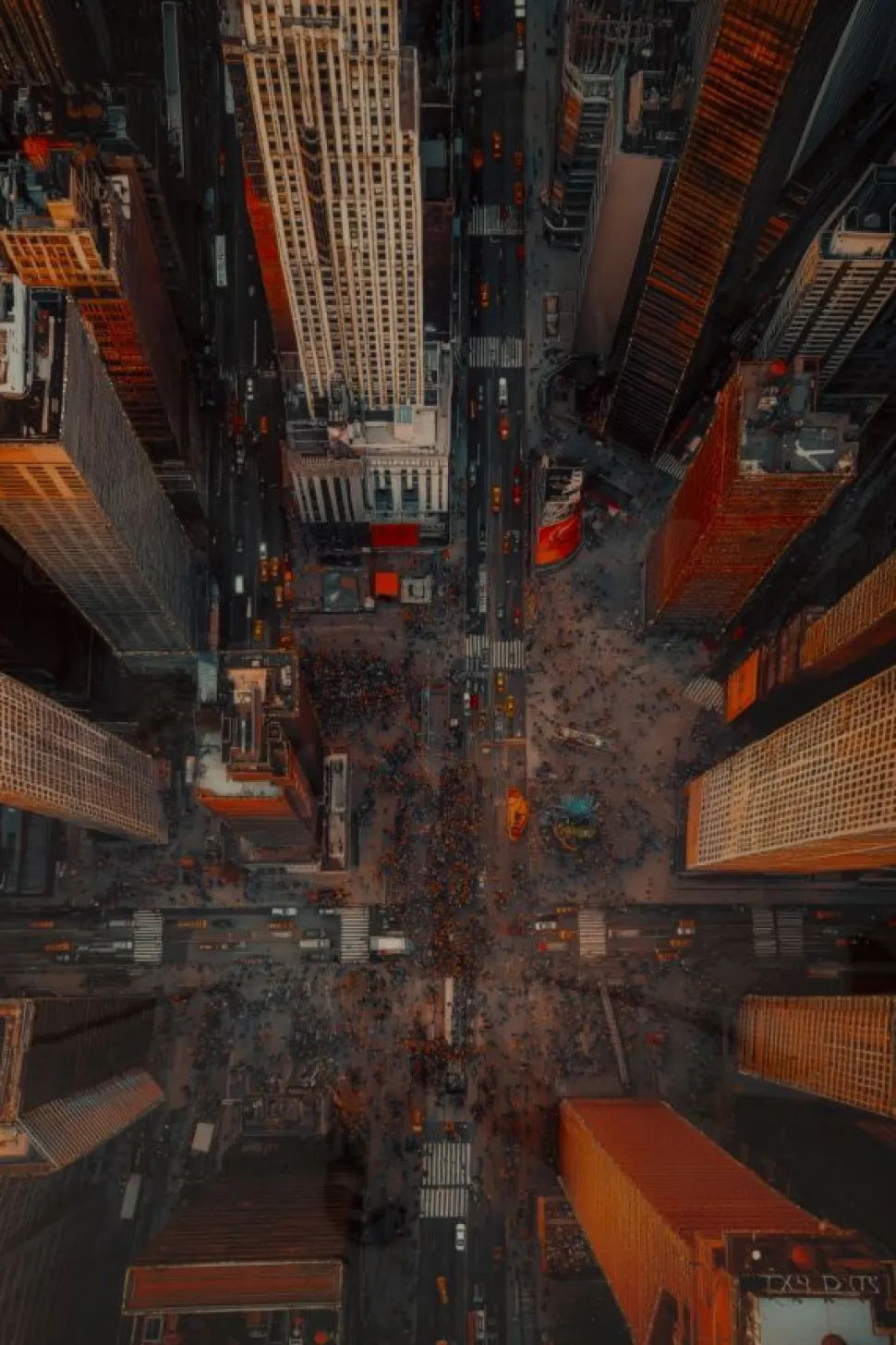 Impression sur toile New York Laqué avec cadre