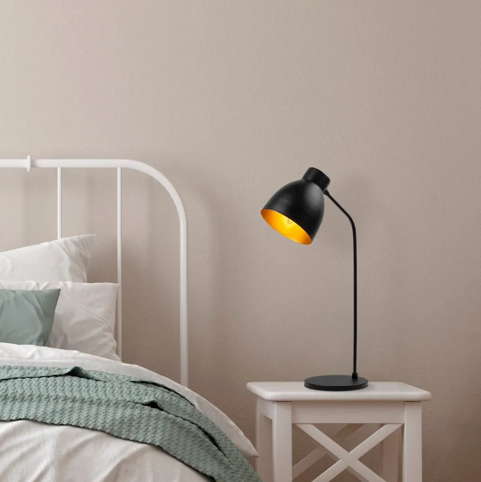 Lampe à poser Mahel H60cm Métal Noir