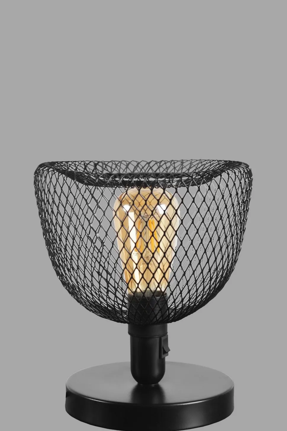Lampe à poser style industriel marshell D15cm Métal Noir