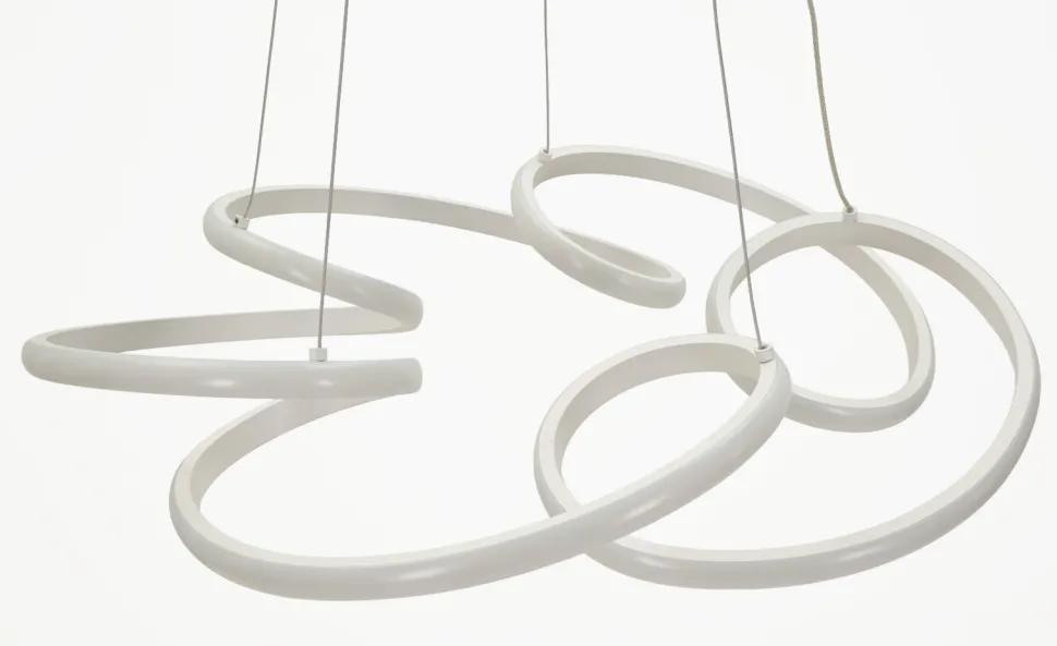 Lampe de plafond Glovy blanche LED