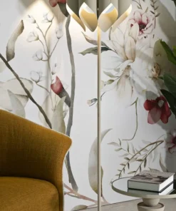 Lampe de sol design Espace Sculpture Beige
