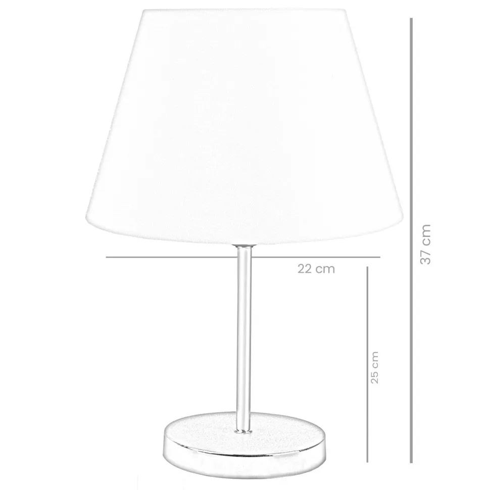 Lampe de table Accensa Métal Argent et Vert céladon