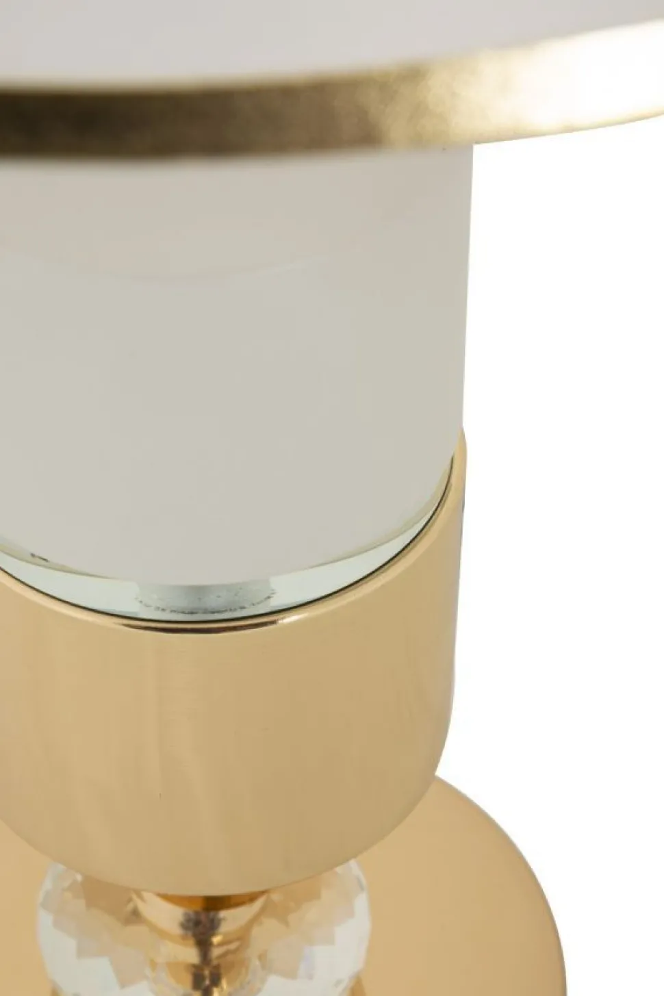 Lampe de table Gipsy Dorée et Blanche