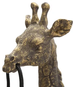 Lampe de table Girafe résine dorée