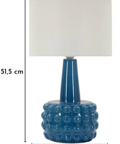 Lampe de table Gress Céramique Bleue