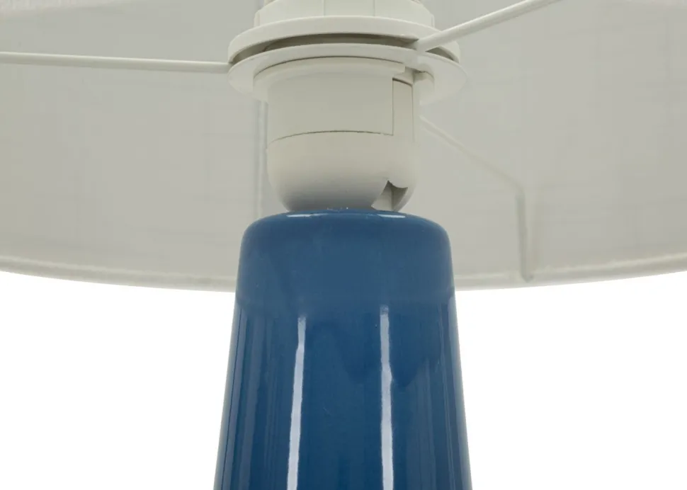 Lampe de table Gress Céramique Bleue