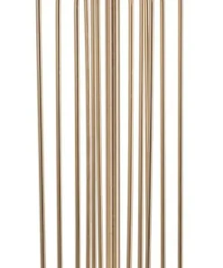 Lampe de table Krista Métal Doré abat-jour Tissu Rose