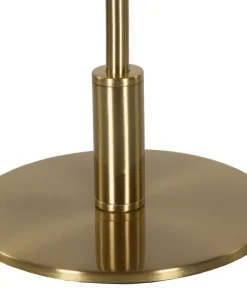 Lampe de table métal doré abat-jour plumes blanches