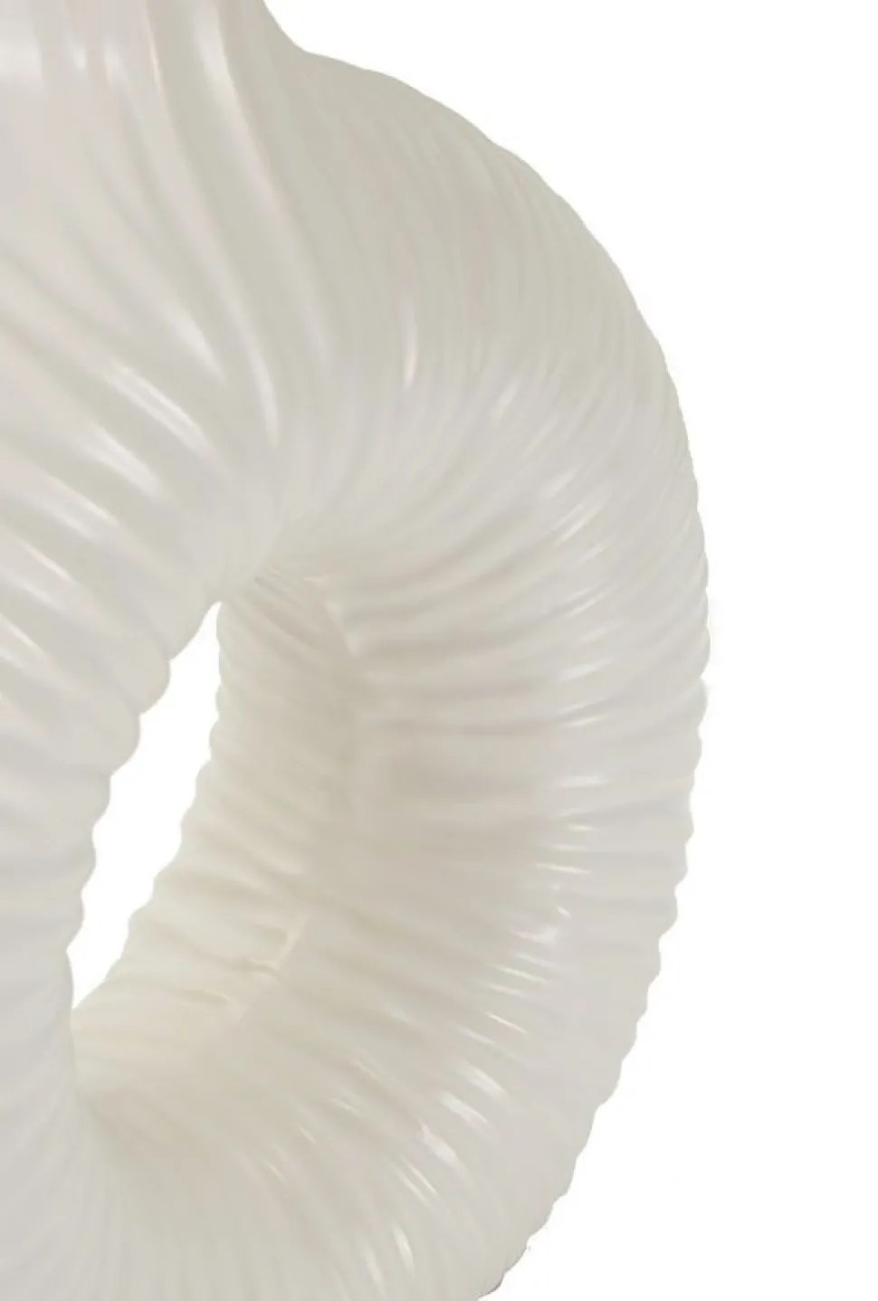 Lampe de table Seta Céramique Blanche abat-jour Tissu Blanc