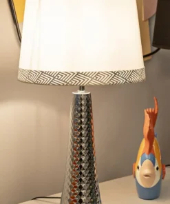 Lampe de table Tour Argentée