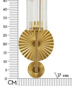 Lampe murale Tirana Verre et Laiton