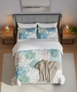 Lit double Magorial avec sommier relevable 160x200cm Velours Gris