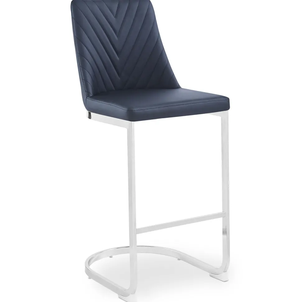 Lot de 2 chaises de bar design Mistigri Simili Noir