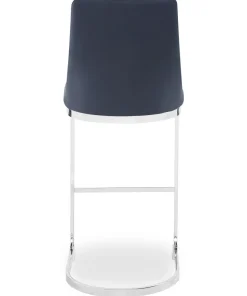 Lot de 2 chaises de bar design Mistigri Simili Noir