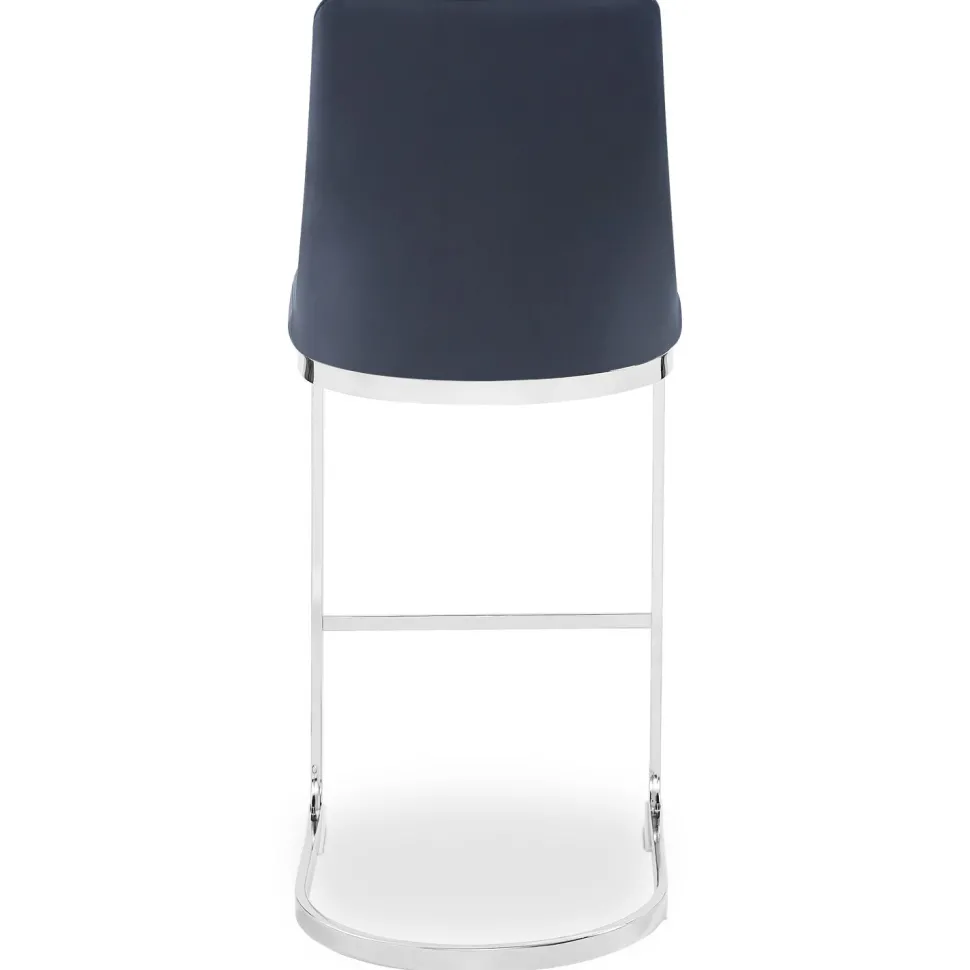 Lot de 2 chaises de bar design Mistigri Simili Noir