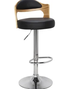 Lot de 2 chaises de bar Ruben Chêne Clair & Noir
