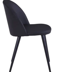 Lot de 4 chaises Maury Simili P.U. Noir