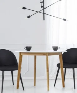 Lot de 4 chaises Maury Simili P.U. Noir