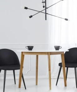 Lot de 2 chaises Maury Simili P.U. Noir