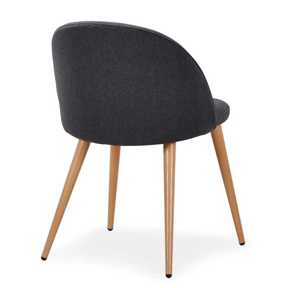 Lot de 4 chaises scandinaves Maury Gris Foncé