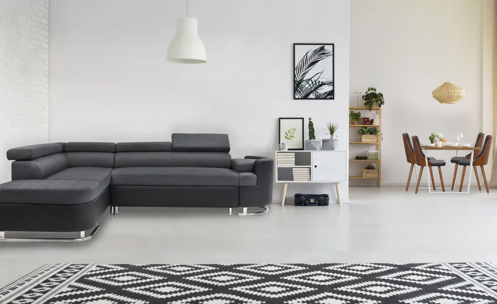 Lot de 2 chaises scandinaves Lalix Bois Noisette et Noir
