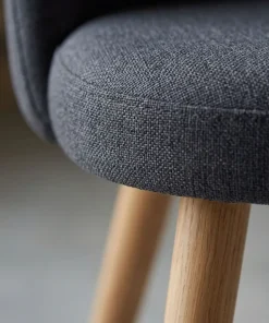 Lot de 2 chaises scandinaves Maury Gris Foncé