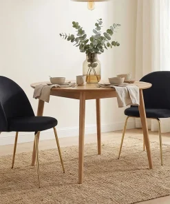 Lot de 2 chaises Spectra Velours Noir