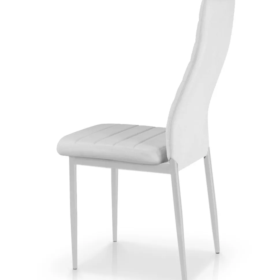 Lot de 4 chaises Stratus Blanc